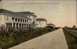 View showing Casino, The Breakers Hotel and Cottages Postcard