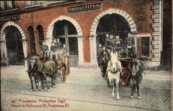 Providence Protective Dept House on Richmond St Postcard