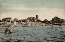 Bathing Beach, Cornfield Point Postcard