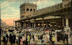 Entrance to new million dollar pier Postcard