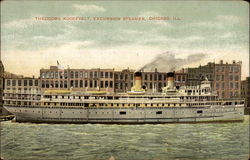 Theodore Roosevelt Excursion Steamer Postcard