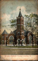 St. Luke's Methodist Church Columbus, GA Postcard Postcard