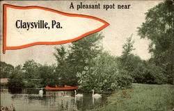 A pleasant spot near Claysville, Pa Postcard