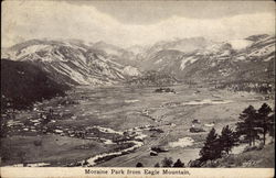 Moraine Park from Eagle Moutain Scenic, CO Postcard Postcard