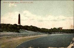 Pensacola Light House Postcard