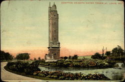 Compton Heights Water Tower St. Louis, MO Postcard Postcard