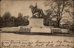 Forrest Monument Memphis, TN Postcard Postcard