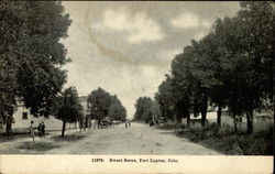 Street Scene in Fort Lupton Postcard