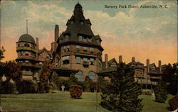 Battery Park Hotel Asheville, NC Postcard Postcard