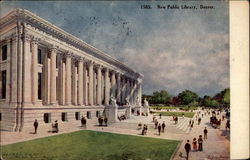 New Public Library Postcard