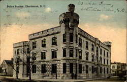 Police Station Postcard