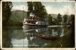 Steamer Idaho leaving St. Joe, Idaho Postcard Postcard