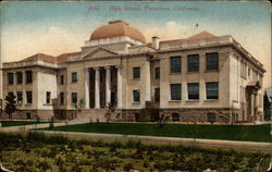 High School Pasadena, CA Postcard Postcard