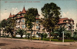 California Hospital Postcard