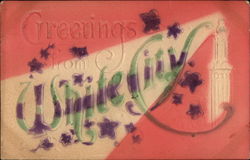 Greetings from White City Postcard