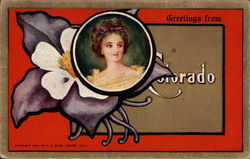Greetings from Colorado Postcard