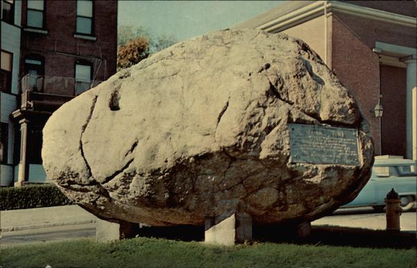 Rollstone Boulder, Upper Common Fitchburg Massachusetts