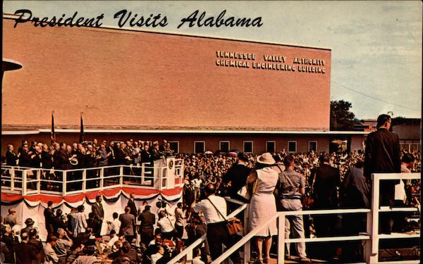 President Visits Alabama Presidents