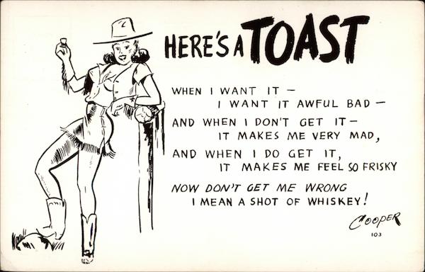 Here's A Toast Cooper Cowboy Western