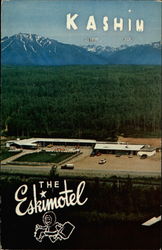 The Eskimotel & Kashim Room - Mile 43 Anchorage/Fairbanks Hwy Postcard