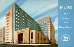 F & M For Savings and Home Loans Postcard