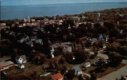 Aerial View of Osakis Postcard