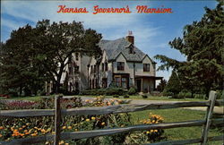 Kansas Governor's Mansion Topeka, KS Postcard Postcard