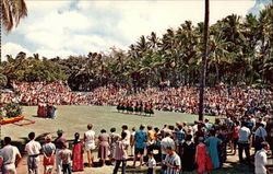 Kodak Hula Show Postcard