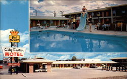 City Center Motel - U.S. 66 West Postcard