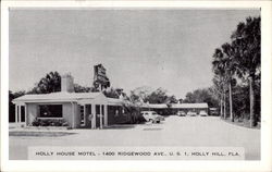 Holly House Motel Holly Hill, FL Postcard Postcard