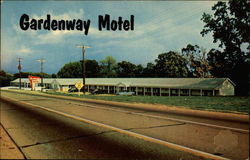 Gardenway Motel Postcard