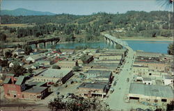 Kootenai Valley and river Postcard