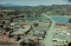 Kootenai Valley and river Bonners Ferry, ID Postcard Postcard