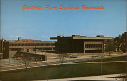 Greetings From Syracuse University Postcard