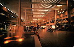 Interior of Midtown Plaza Postcard
