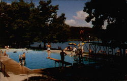 American Baptist Assembly Swimming Pool Green Lake, WI Postcard Postcard