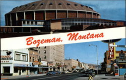 Views of Bozeman Montana Postcard Postcard