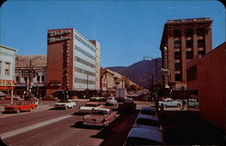 Looking East on Broadway Postcard
