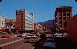 Looking East on Broadway Missoula, MT Postcard Postcard