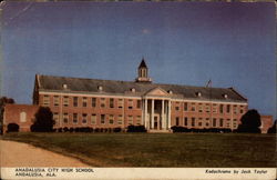 Andalusia City High School Alabama Postcard Postcard