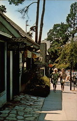 Ocean Avenue in Carmel, California Postcard Postcard