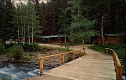Absaroka Lodge Cody, WY Postcard Postcard