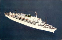 The New Passenger Liners Brasil and Argentina Postcard