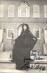 Autographed Laurie Cabot The Official Witch of Salem Postcard