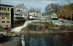 Megunticook River Falls Camden, ME Postcard Postcard