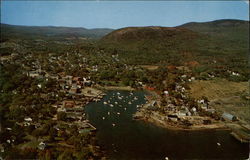 Air View of Camden, Maine Postcard Postcard