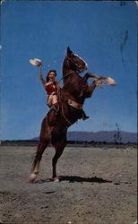 Yippee!! Ride 'em Cowgirl Postcard
