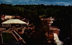 Rainbow Falls Ausable Chasm, NY Postcard Postcard