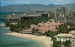 Waikiki Beach Postcard