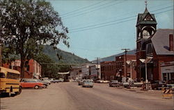 Main Street, Bristol, Vermont Postcard